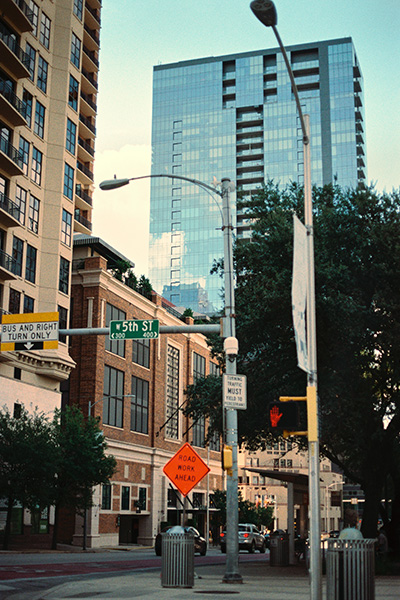 Downtown urban landscape of Austin Texas.